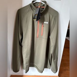 New with tags Orvis quarter zip